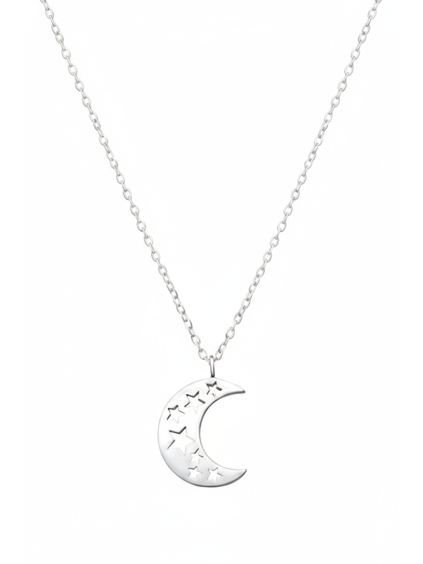 Maxte FORZ25-TOP-JB10123 Collier Lune Croissante en… | Diademita