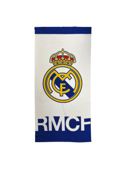 Real Madrid Polyester Handdoek – Wit