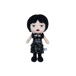 WEDNESDAY ADDAMS – Sarg Plüsch 32cm