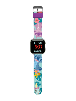 Stitch LED-horloge – Meerkleurig