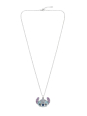 Collier Pendentif Tête en Cristal Stitch