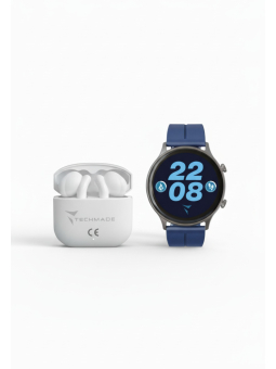 Dynamic 2 Smartwatch - Bundelpakket met Oortjes – Donkerblauw