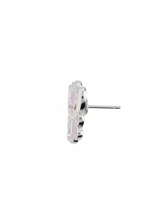 Silberbeschichtete Engel-Ohrstecker