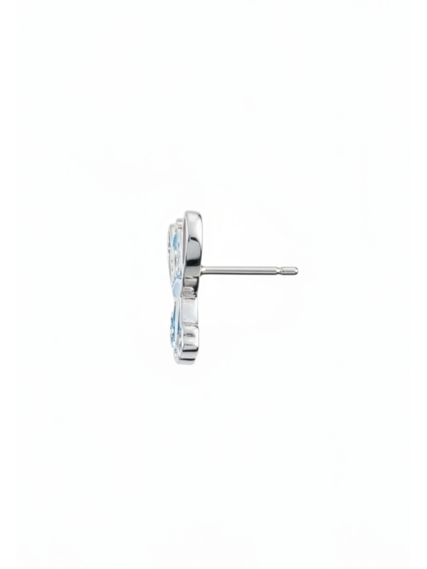 Silberbeschichtete Stitch Ohrstecker