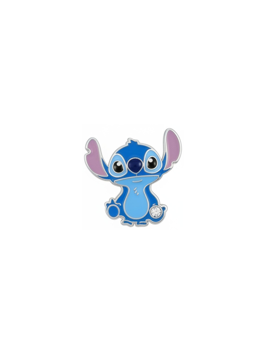 Silberbeschichtete Stitch Ohrstecker