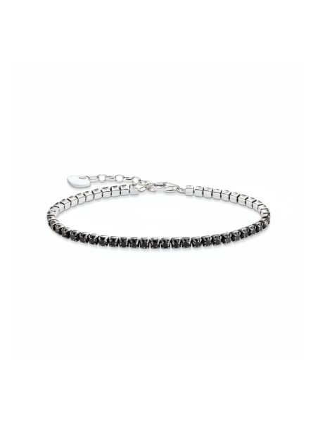 Thomas Sabo A2167-643-11 Silver Tennis Bracelet with… | Diademita
