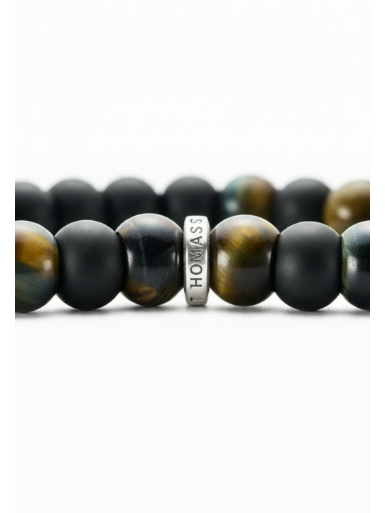 Thomas Sabo A2196-806-11 Bracelet with Obsidian and… | Diademita
