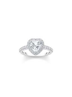 Thomas Sabo TR2477-051-14-52 Ring Weiß Halo Herzförmig… | Diademita