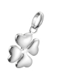 Pendentif Trèfle Porte-Bonheur Avec Pierres Connect Argent