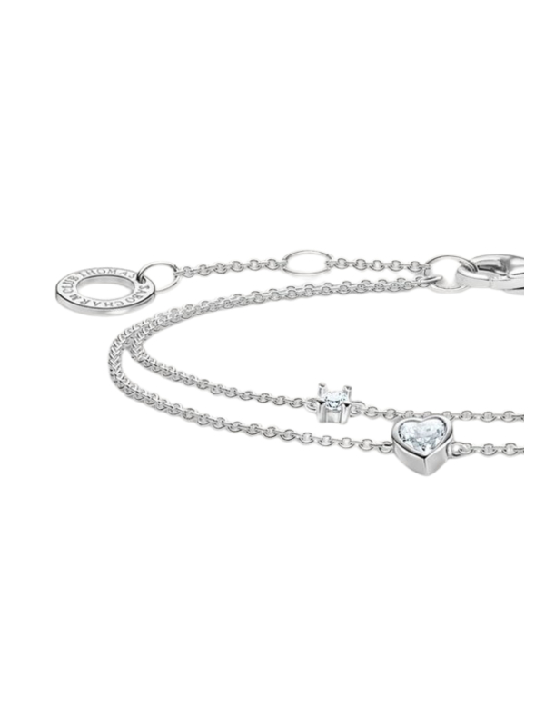 Thomas Sabo A2057-051-14-L19V Armband mit Herzen und… | Diademita