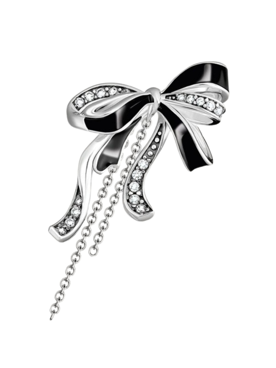 Silver Bow Stud Earrings – Lovely Romance