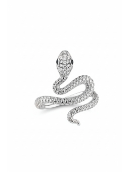 Silver Snake Ring Tempting Romance – Silver