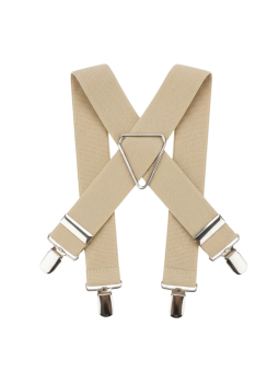 Hosenträger / Strumpfhalter Breite 3,5 cm Länge 125 cm X-Bac – Ecru