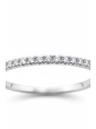 Maxte RG-JB7441-22434 Zilveren Lijnring met Cubic Zirconia | Diademita