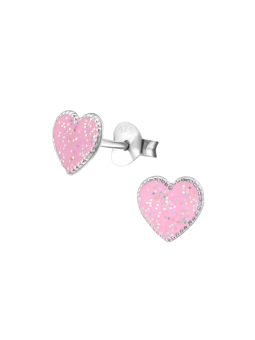 Maxte ES-APS2264-E-30255 Clous d’Oreilles Cœur en Argent… | Diademita