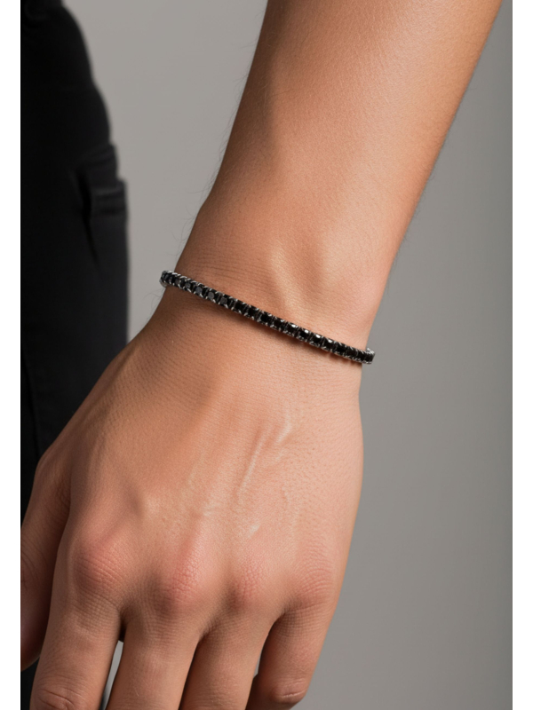 Thomas Sabo A2167-643-11 Silver Tennis Bracelet with… | Diademita