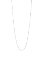 Collier charm maillons trombone en argent