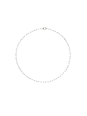 Collier charm maillons trombone en argent