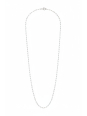 Charm necklace paperclip silver