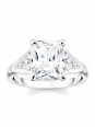 Ring White Stones Silver