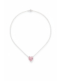 Collier Drop Rose Zirconia