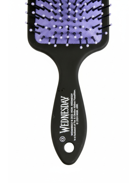 Brosse à Cheveux 3D Noire Wednesday
