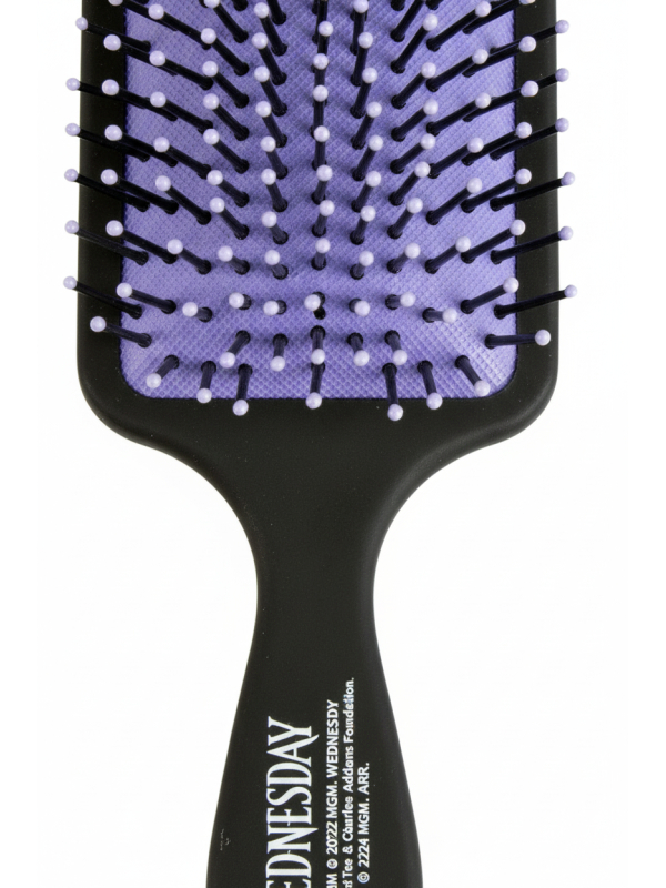 Brosse à Cheveux 3D Noire Wednesday
