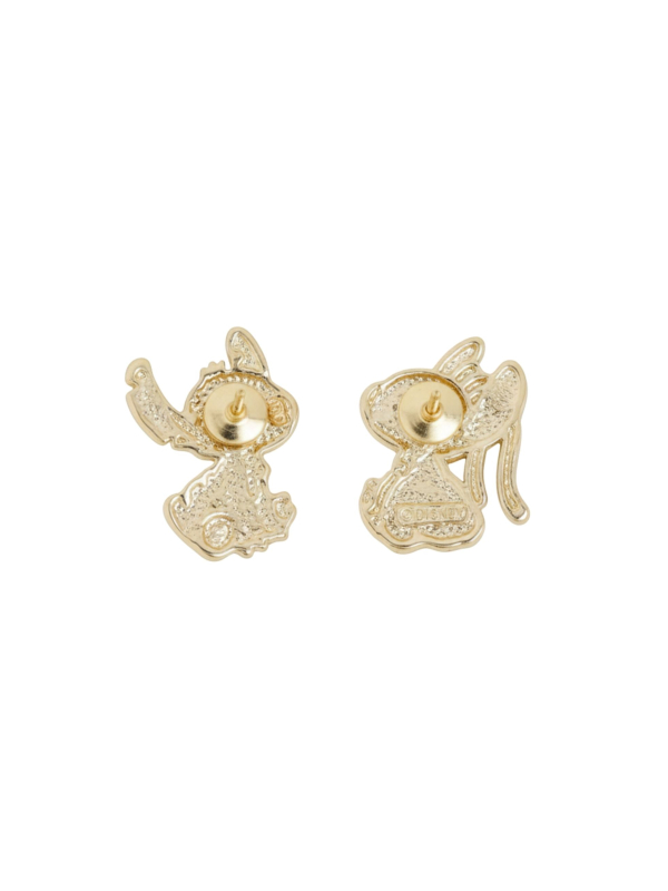 Boucles d’oreilles clous dépareillées Stitch & Angel