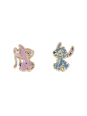 Stitch & Angel Mismatch Stud Earrings