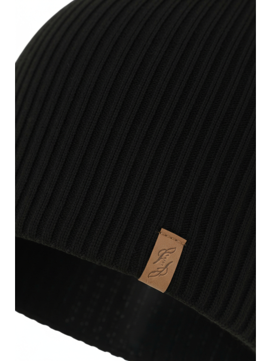 Ensemble d’Hiver Femme – Bonnet et Écharpe, Noir Fena
