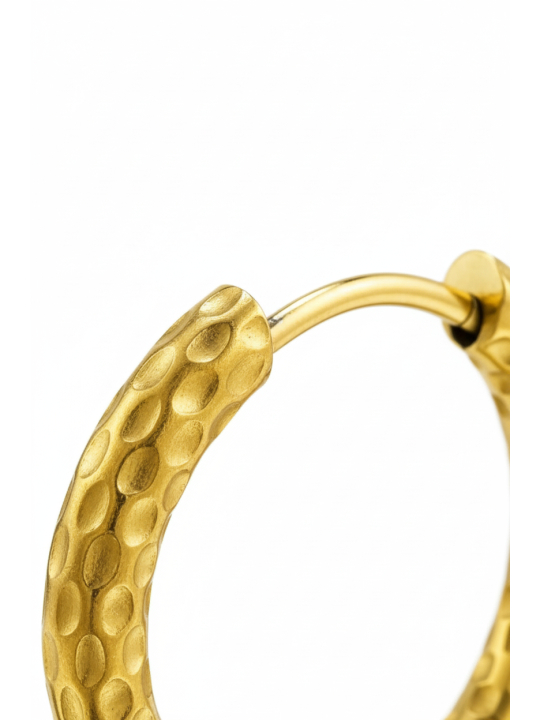 Maxte SEG-1614-GD Goldfarbene Huggie-Creolen aus… | Diademita