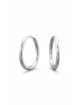 Maxte SEG-1679-SS Stainless Steel Huggie Hoops | Diademita
