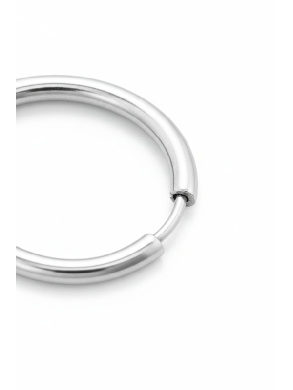 Maxte SEG-1679-SS Stainless Steel Huggie Hoops | Diademita