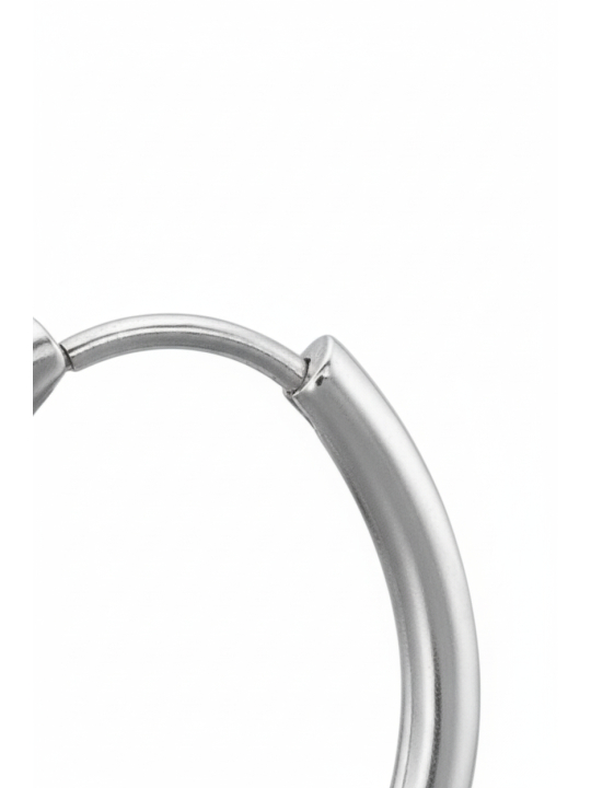 Maxte SEG-1679-SS Créoles Huggie en Acier Inoxydable | Diademita