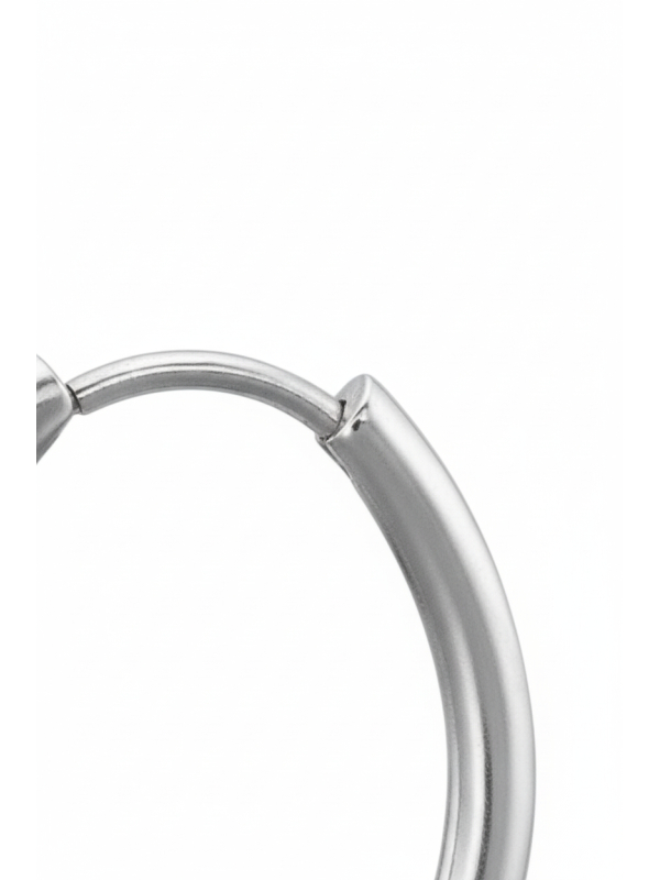 Maxte SEG-1679-SS Créoles Huggie en Acier Inoxydable | Diademita