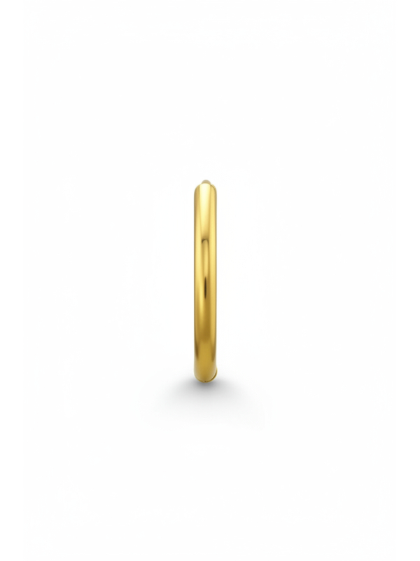 Maxte SEG-1679-GD Goldfarbene Edelstahl-Huggie-Creolen | Diademita