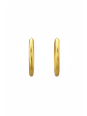 Maxte SEG-1679-GD Goldfarbene Edelstahl-Huggie-Creolen | Diademita