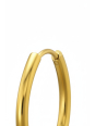 Maxte SEG-1679-GD Goldfarbene Edelstahl-Huggie-Creolen | Diademita