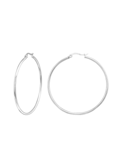 Maxte SEG-009-50 Hochglanzpolierte Chirurgenstahl-Creolen | Diademita