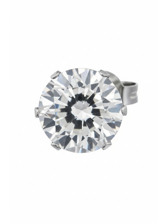 Maxte SES-055-8SS Clous d’Oreilles avec Zircone Cubique | Diademita