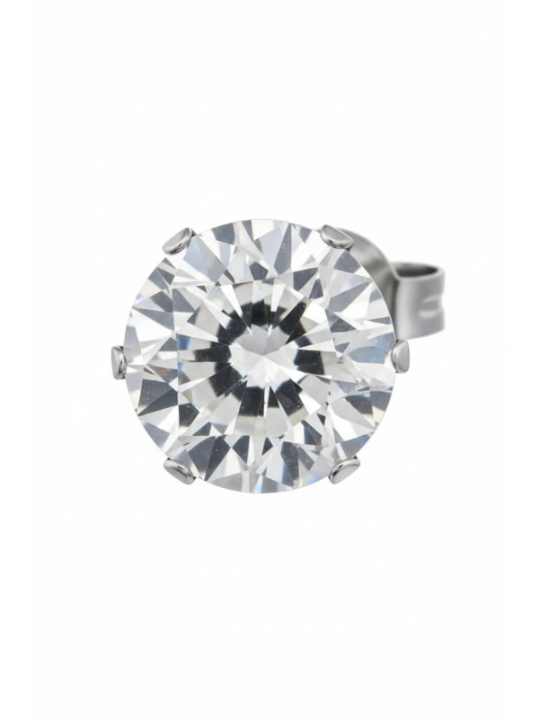 Maxte SES-055-8SS Clous d’Oreilles avec Zircone Cubique | Diademita