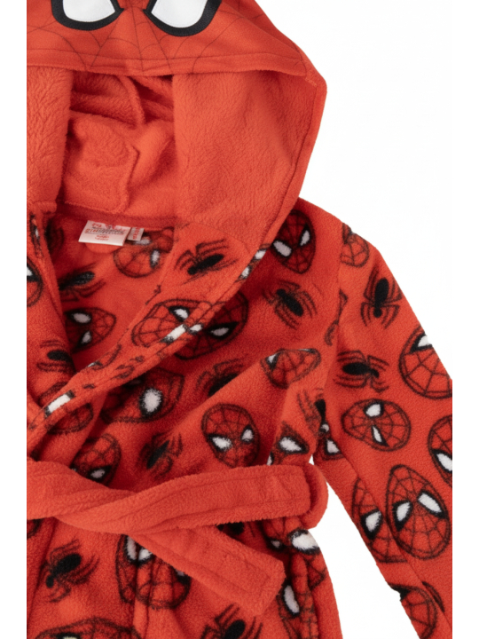 Cerda 2900002964 Spiderman Kids Hooded Fleece Bathrobe | Diademita