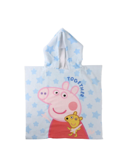 Disney 2200010686 Peppa Pig Polyester-Poncho | Diademita