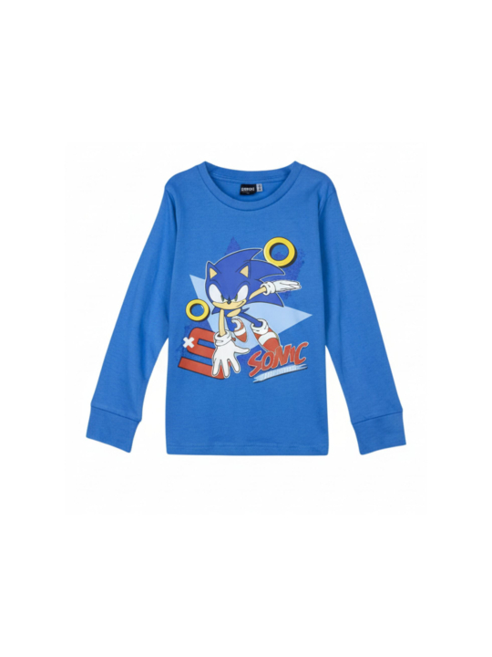 Pyjama Long Enfant en Jersey Simple – Sonic