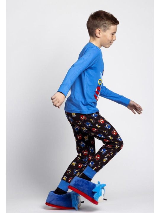 Pyjama Long Enfant en Jersey Simple – Sonic