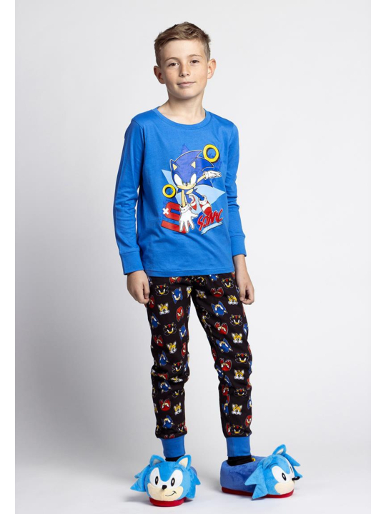 Pyjama Long Enfant en Jersey Simple – Sonic