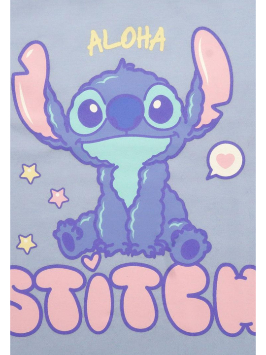 Kinder Langarm-Pyjama Single Jersey – Stitch