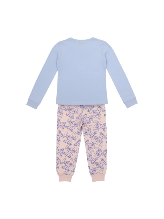 Kinder Langarm-Pyjama Single Jersey – Stitch