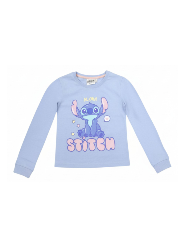 Kinder Langarm-Pyjama Single Jersey – Stitch