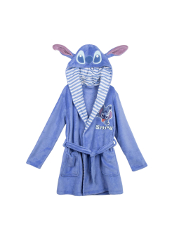 Disney 2900002473 Stitch Bademantel mit Kapuze | Diademita